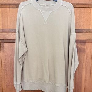 Aerie Tan Crewneck Sweater